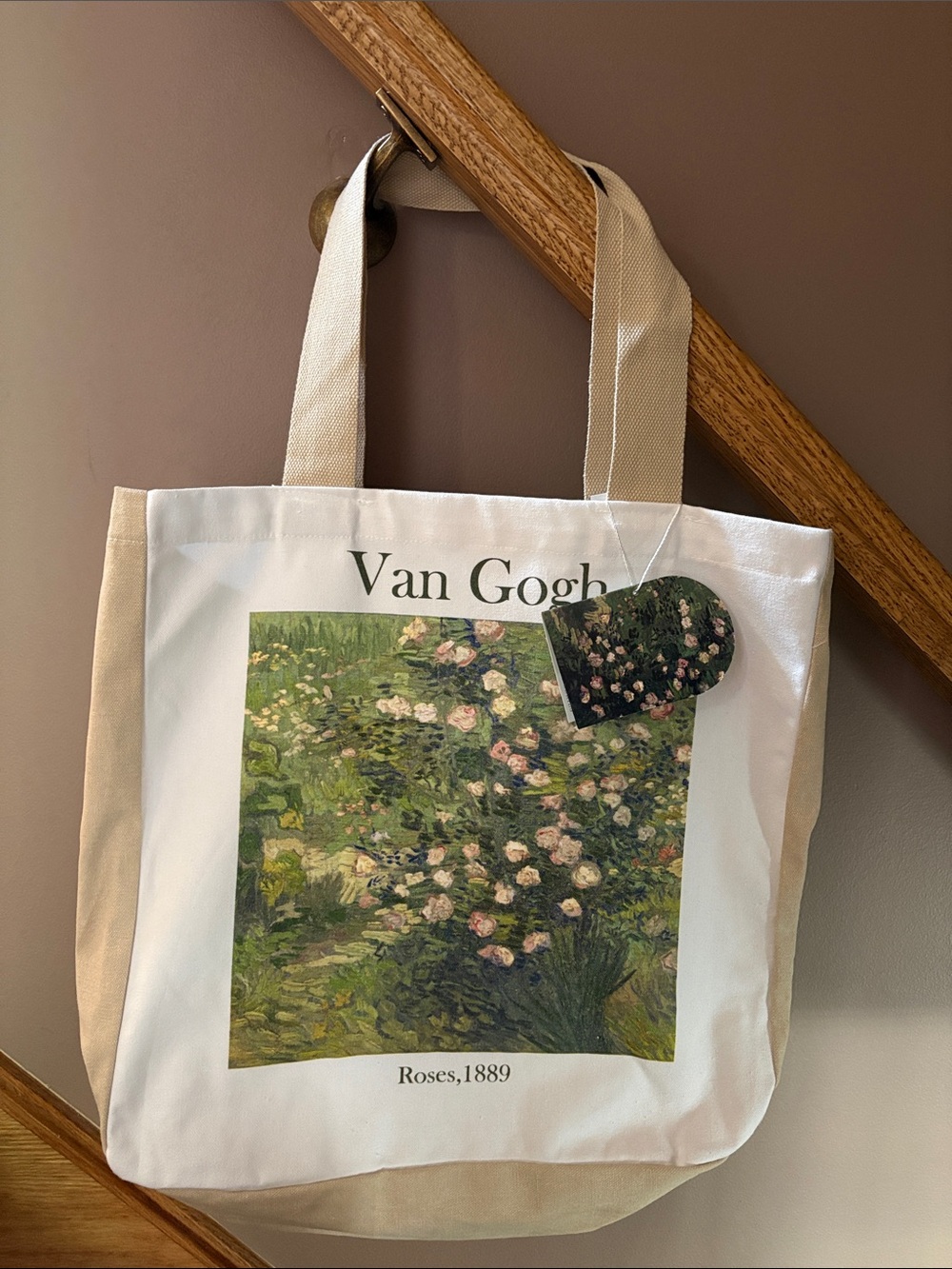 Van Gogh Roses Tote Bag - Canvas - brand new